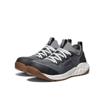 Keen Men's Arvada Shift Work Sneaker (Carbon Toe) | Steel Grey/Gum
