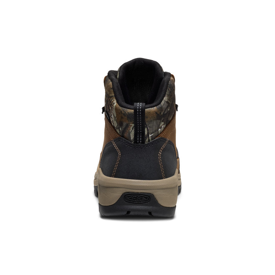 Keen Men's Skokie Waterproof Work Boot (Carbon Toe) | Camo/Black