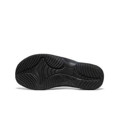 Keen Men's Waimea Leather Flip-Flop | Black/Black
