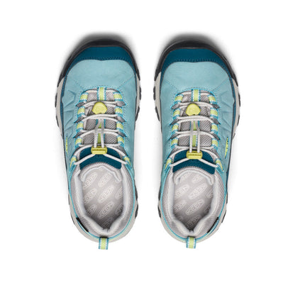 Keen Big Kids' Targhee IV Waterproof Hiking Shoe | Reef Waters/Daiquiri Green