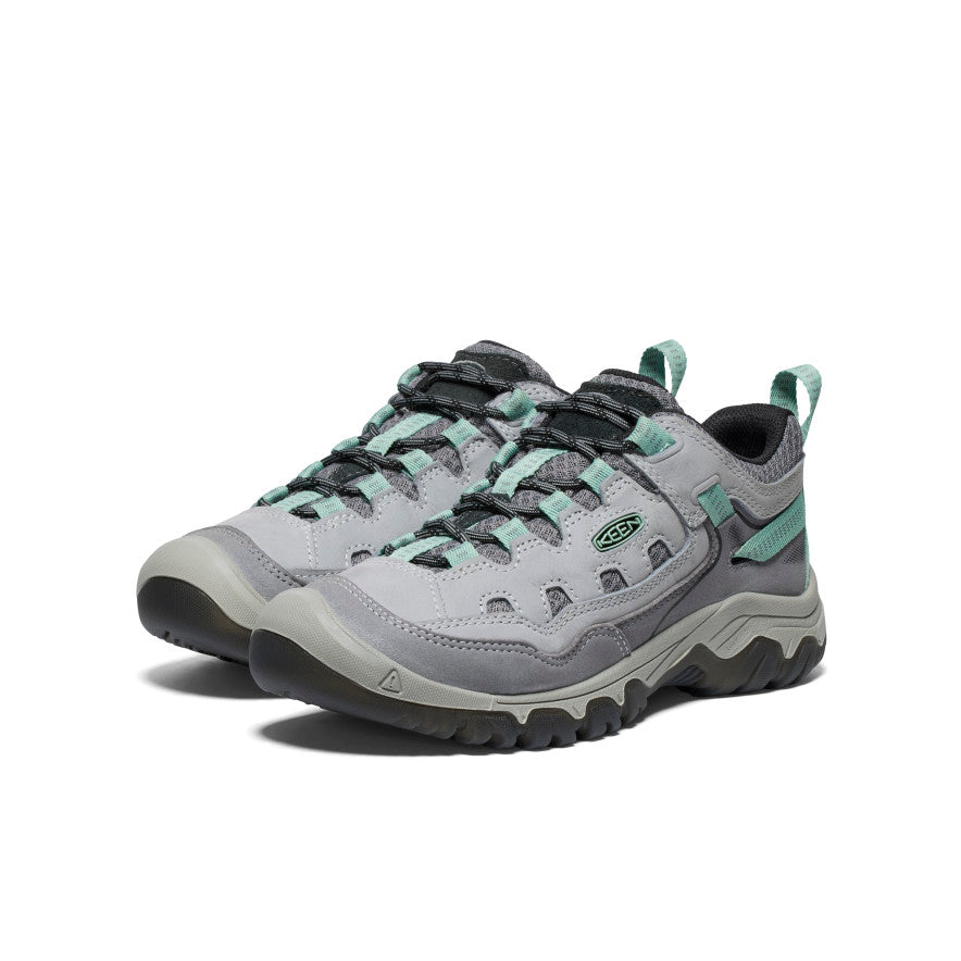 Keen Women's Targhee IV Vented Hiking Shoe | Alloy/Granite Green