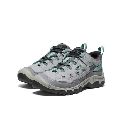 Keen Women's Targhee IV Vented Hiking Shoe | Alloy/Granite Green