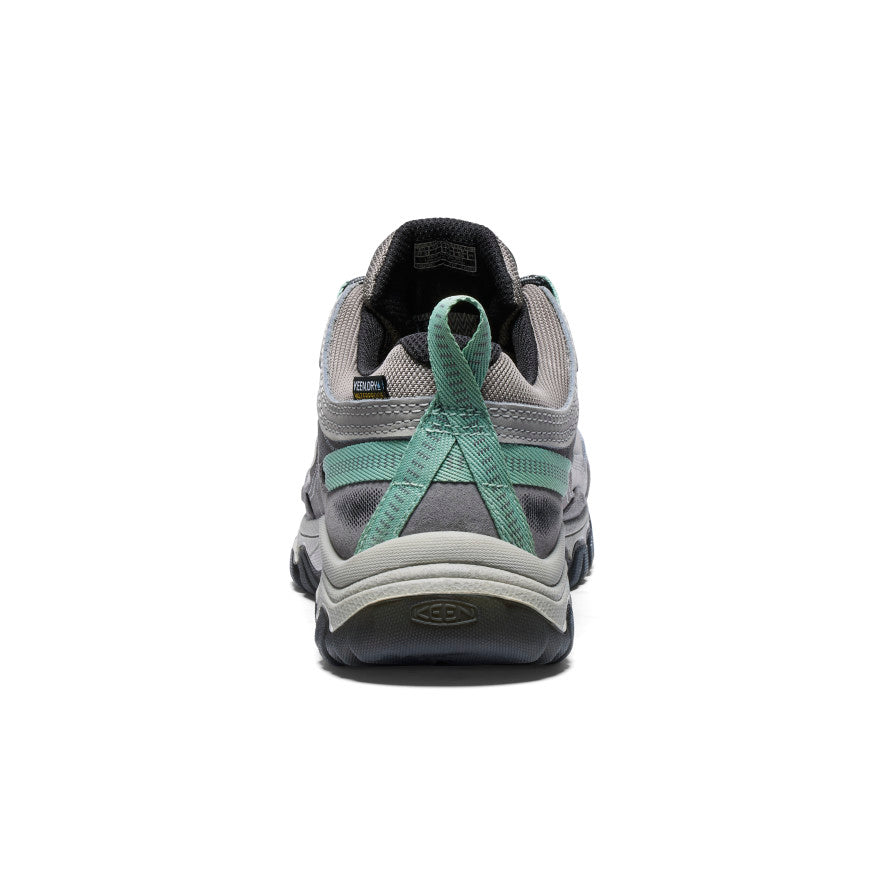 Keen Women's Targhee IV Wide Waterproof Hiking Shoe | Alloy/Granite Green