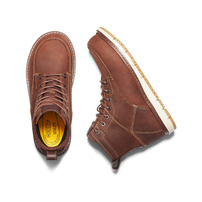 Keen Women's San Jose 6" Boot (Aluminum Toe) | Gingerbread/Gum