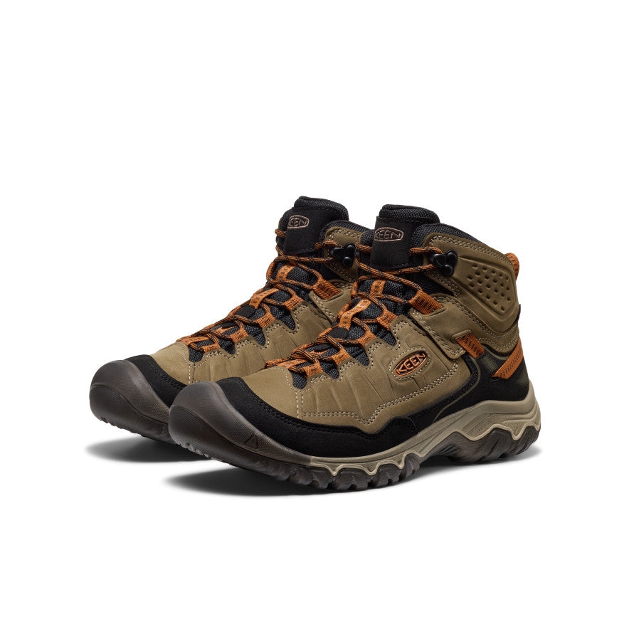 Keen Men's Targhee IV Waterproof Hiking Boot | Sea Turtle/Roasted Pecan