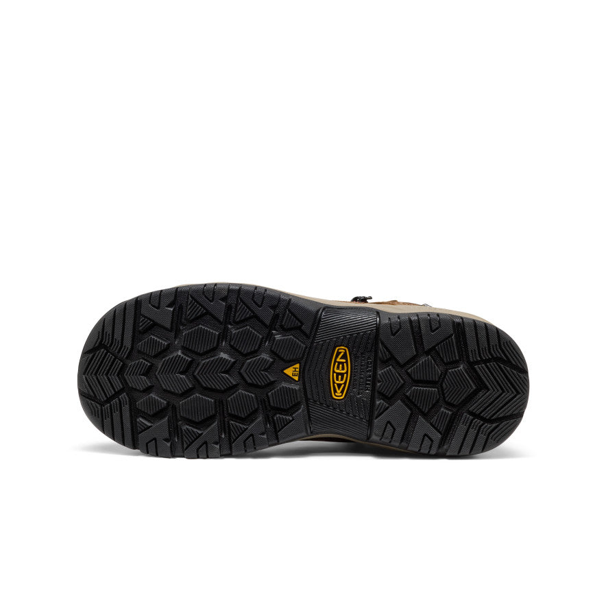 Keen Women's Skokie Waterproof Work Boot (Carbon Toe) | Bison/Black