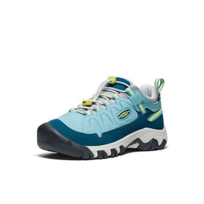 Keen Big Kids' Targhee IV Waterproof Hiking Shoe | Reef Waters/Daiquiri Green