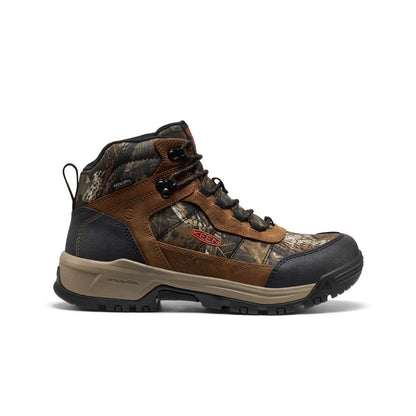 Keen Men's Skokie Waterproof Work Boot (Soft Toe) | Camo/Black