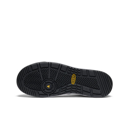 Keen Men's Overton Mid Work Shoe (Carbon Toe) | Star White/Black