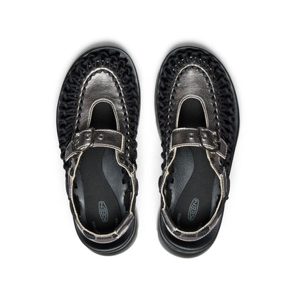 Keen All Gender UNEEK PLT Mary Jane Sneaker | Silver/Black