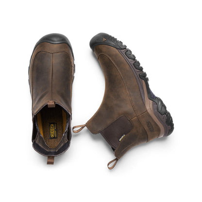 Keen Men's Anchorage III Waterproof Boot Wide | Dark Earth/Mulch