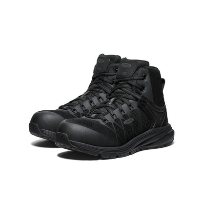 Keen Women's Vista Energy Mid ESD (Carbon Toe) | Black/Black