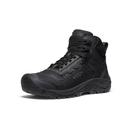 Keen Men's Reno Waterproof Mid (Soft Toe) | Black/Black