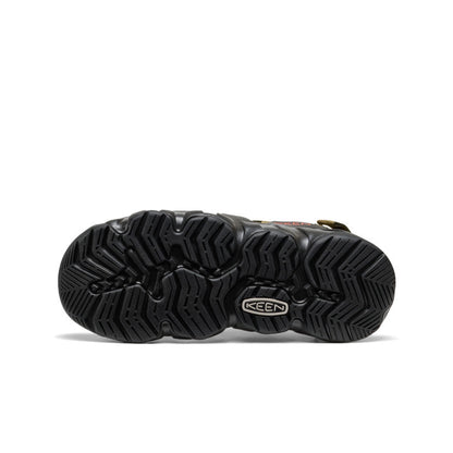 Keen Men's Hyperport Fisherman Leather Sandal | Dark Olive/Black