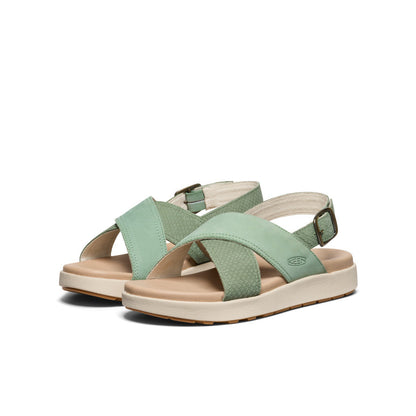 Keen Women's Elle Luxe Cross Strap Sandal | Granite Green/Granite Green