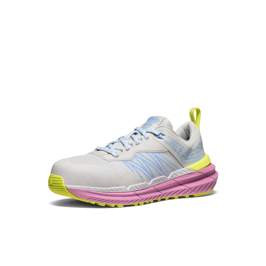 Keen Women's Speedworks ESD Work Sneaker (Carbon Toe) | Alloy/Moonlight Mauve