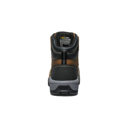 Keen Women's Evanston 6" ESD Boot (Carbon Toe) | Bison/Black