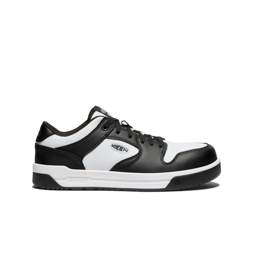 Keen Men's Overton Work Shoe (Carbon Toe) | Star White/Black
