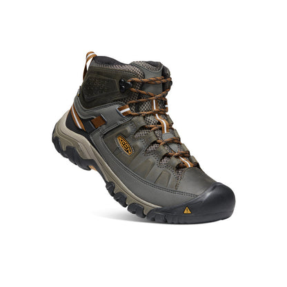 Keen Men's Targhee III Waterproof Mid | Black Olive/Golden Brown