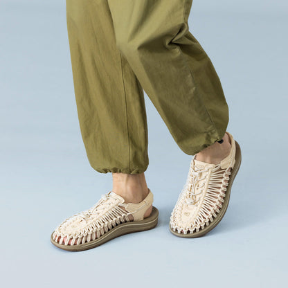 Keen Men's UNEEK Sneaker | White Cap/Cornstalk