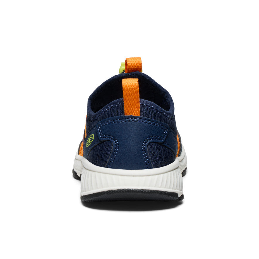 Keen Little Kids' Motozoa Sneaker | Naval Academy/Bright Marigold