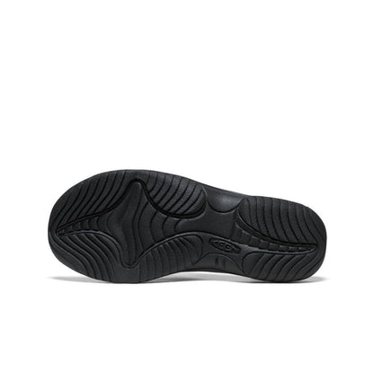 Keen Men's Kona Leather Flip-Flop | Black/Steel Grey