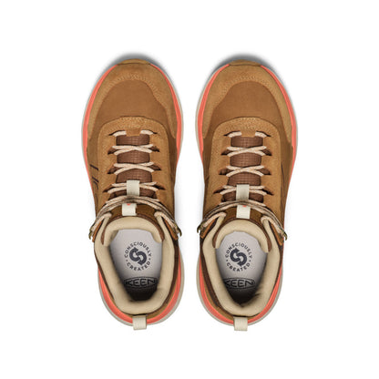 Keen Women's Leiki Waterproof Leather Hiking Boot | Chipmunk/Birch