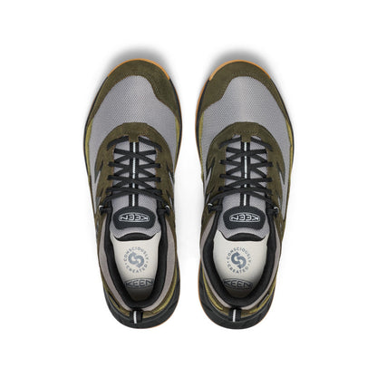 Keen Men's Hightrail Waterproof Hiking Shoe | Steel Grey/Forest Night