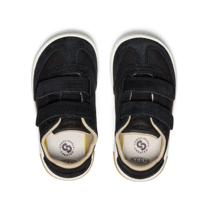 Keen Little Kids' KNX T-Toe Sneaker | Black/Star White