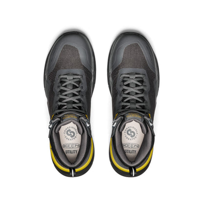 Keen Men's Synchro Waterproof Work Boot (Carbon Toe) | Magnet/Black