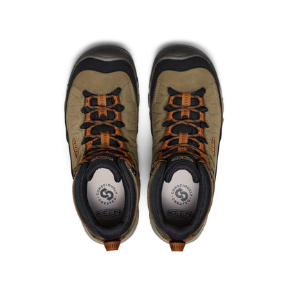 Keen Men's Targhee IV Waterproof Hiking Boot | Sea Turtle/Roasted Pecan