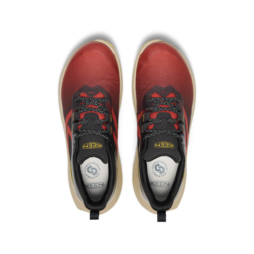 Keen Men's 450 Dirt Waterproof Hiking Shoe | Red Ochre/Black