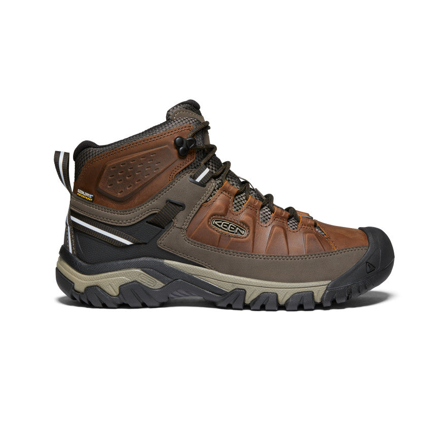 Keen Men's Targhee III Waterproof Mid | Chestnut/Mulch