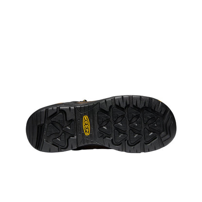 Keen Men's Dover 8" Insulated Waterproof Boot (Carbon Toe) | Dark Earth/Black