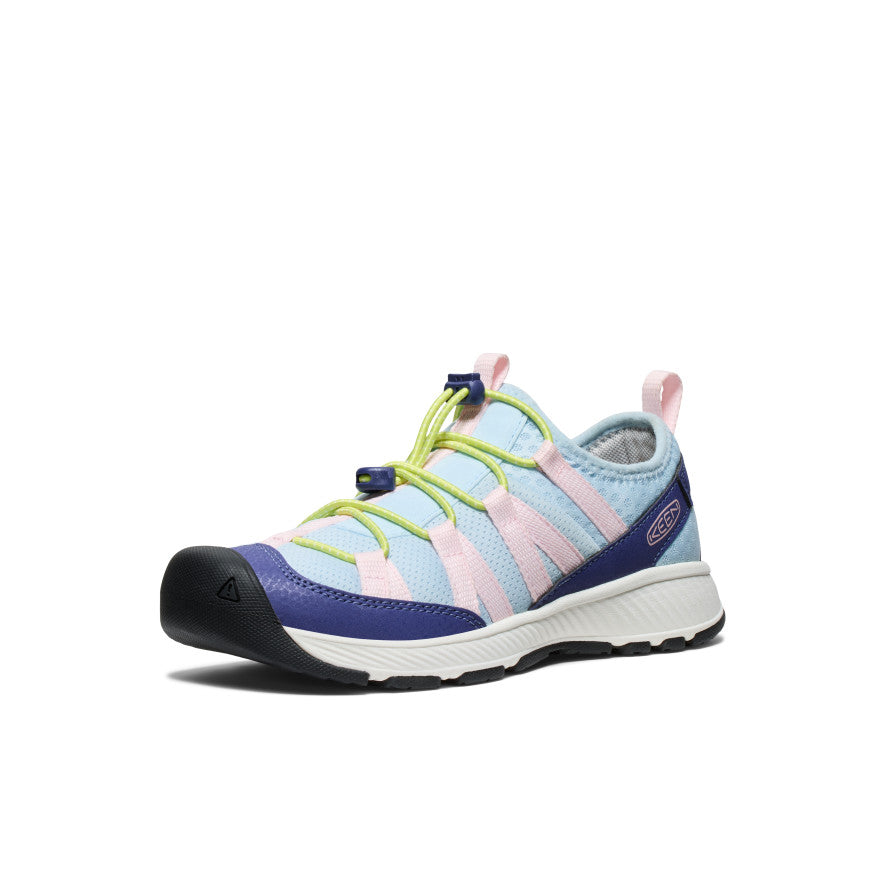 Keen Big Kids' Motozoa Sneaker | Skipper Blue/Giggle Pink