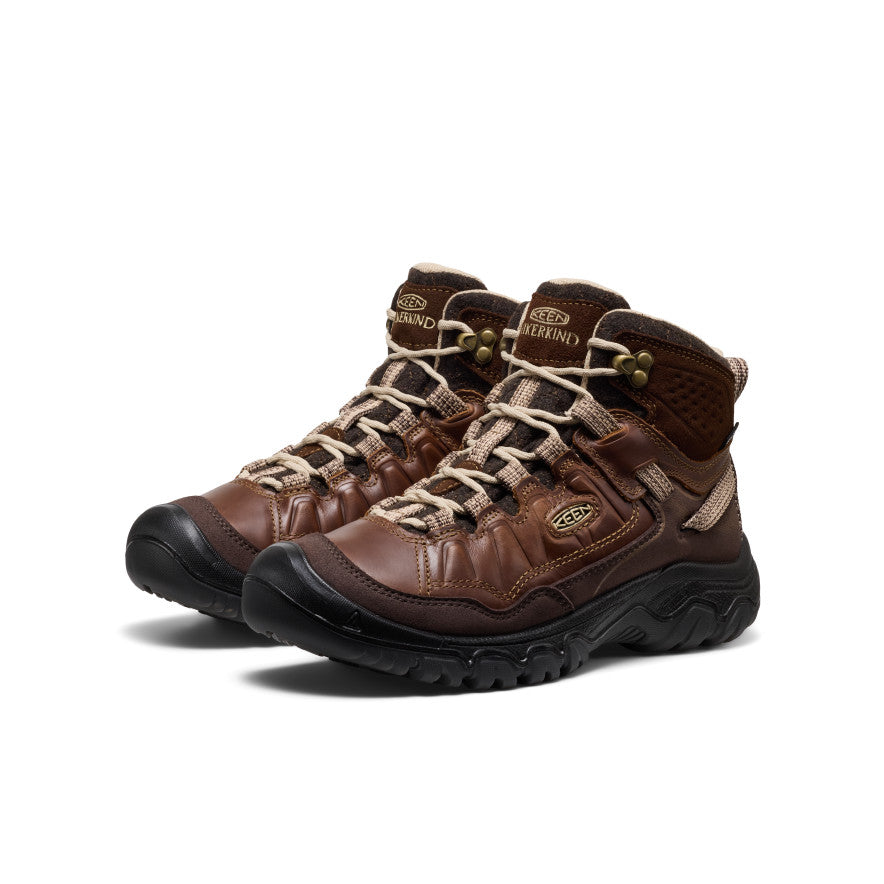 Keen Women's Targhee IV Waterproof Hiking Boot X Hikerkind | Dark Earth/Dark Earth