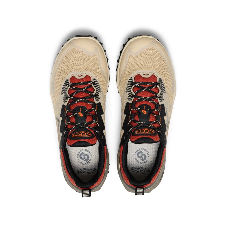Keen Men's Zionic NXT Waterproof Hiking Shoe | Safari/Red Ochre