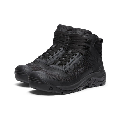 Keen Men's Reno Waterproof Mid (Soft Toe) | Black/Black