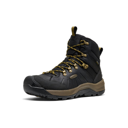 Keen Men's Revel IV Polar Waterproof Boot | Black/Lemon Curry