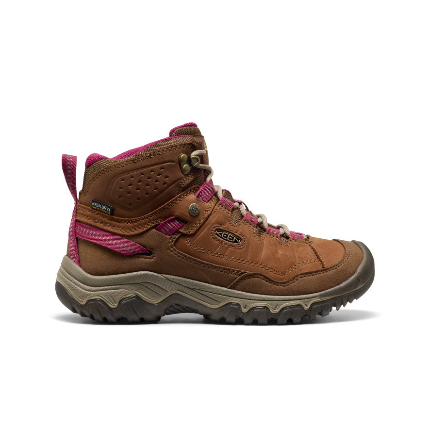 Keen Women's Targhee IV Waterproof Hiking Boot | Bison/Beaujolais