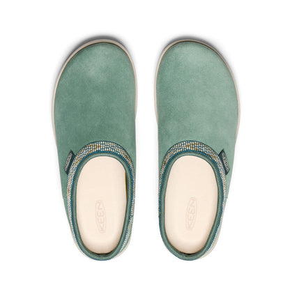 Keen Women's Elle Suede Mule | Dark Forest/Birch