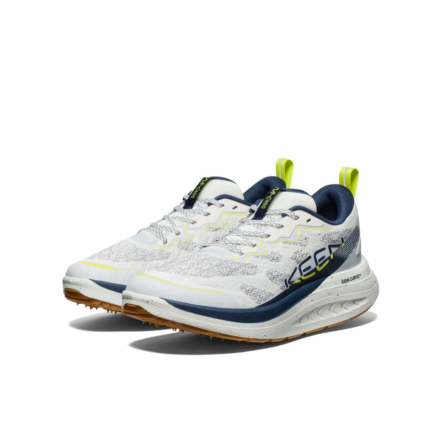 Keen Men's WK400 II Walking Shoe | Star White/Naval Academy