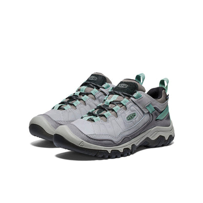 Keen Women's Targhee IV Wide Waterproof Hiking Shoe | Alloy/Granite Green
