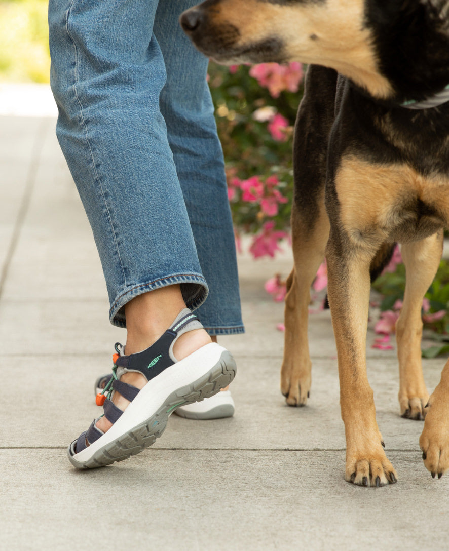 Keen Women's Astoria West Sandal | Naval Academy/Reef Waters