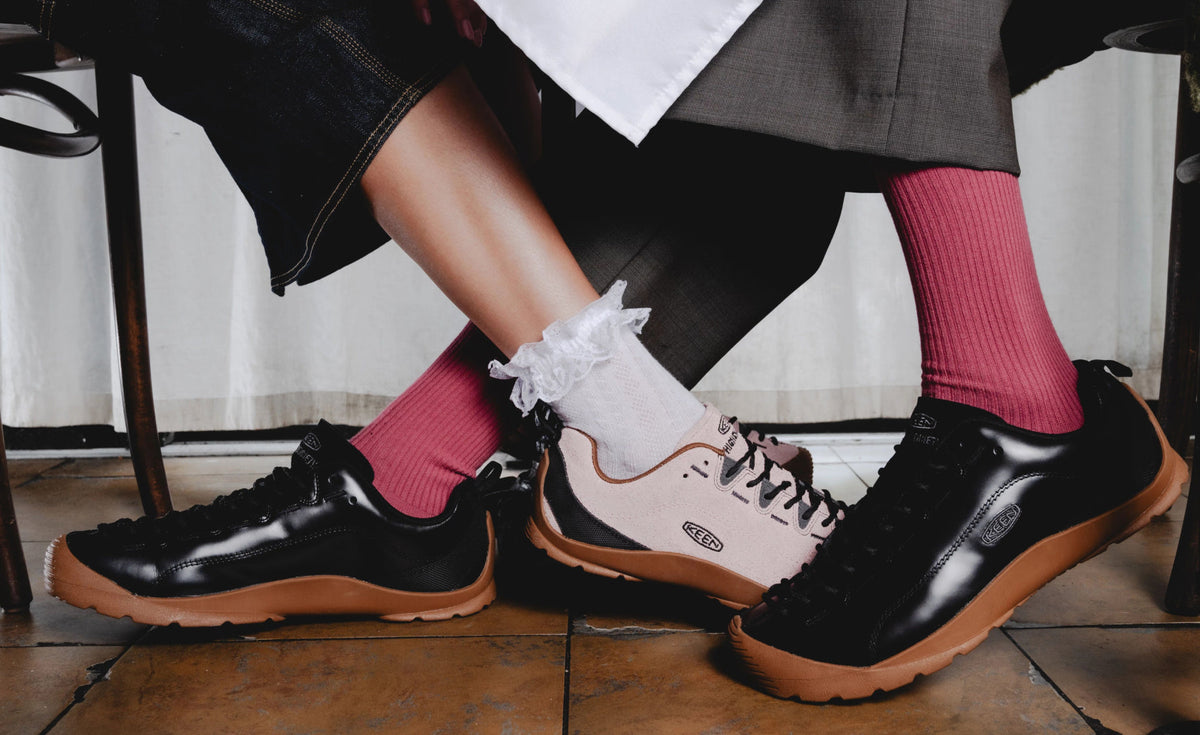 Keen Women's Jasper Sneaker X Highsnobiety | Black/Gum