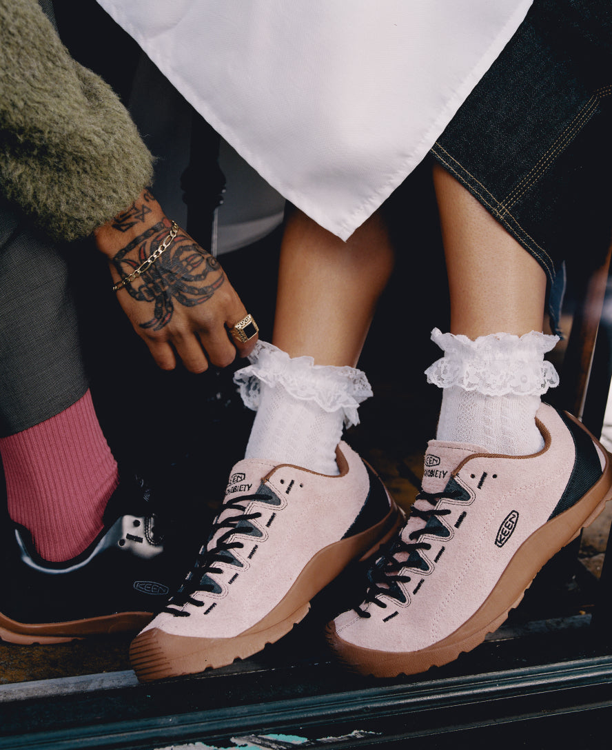 Keen Women's Jasper Sneaker X Highsnobiety | Black/Gum