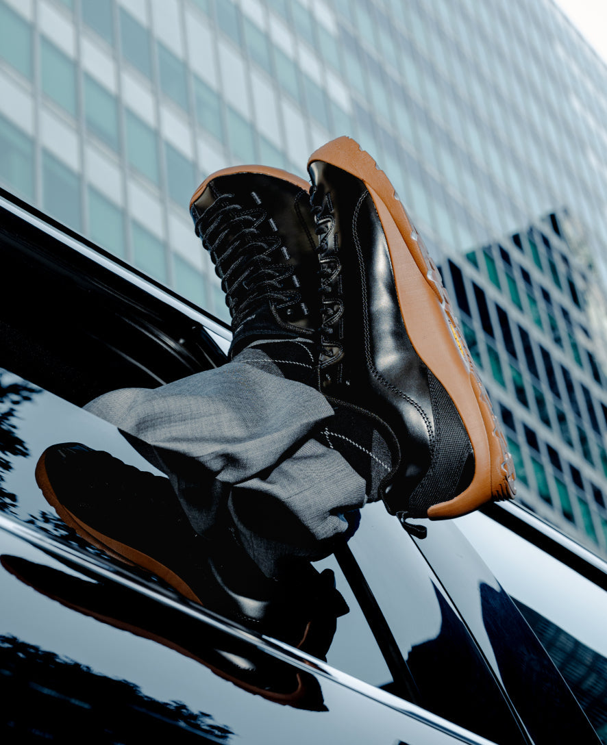 Keen Women's Jasper Sneaker X Highsnobiety | Black/Gum