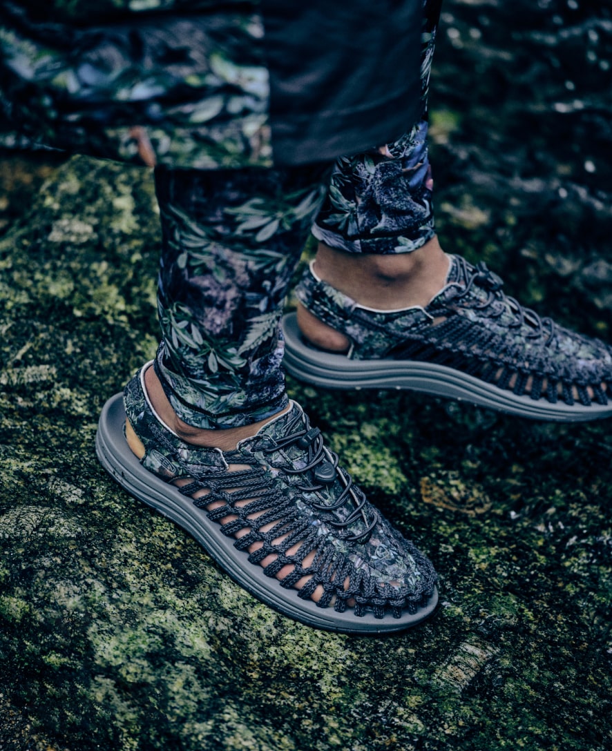 Keen Men's UNEEK Sneaker X ELNEST | Yakushima Forestra Camo