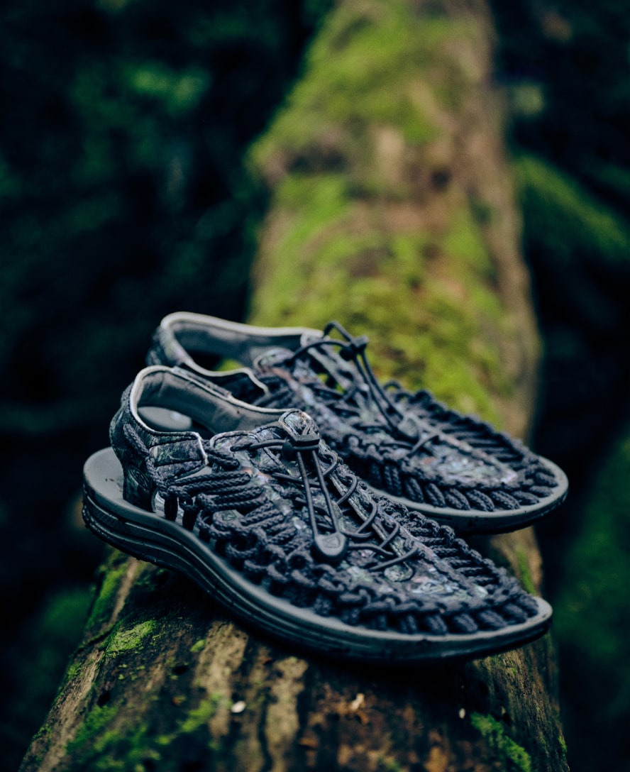 Keen Men's UNEEK Sneaker X ELNEST | Yakushima Forestra Camo