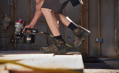 Keen Men's Dover 6" Waterproof (Carbon Toe) | Dark Earth/Black